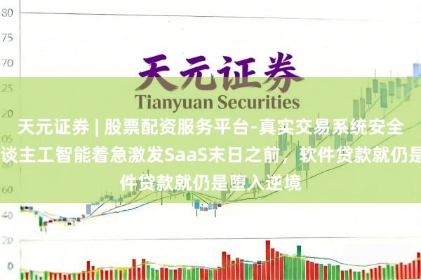 天元证券 | 股票配资服务平台-真实交易系统安全稳定 在东谈主工智能着急激发SaaS末日之前，软件贷款就仍是堕入逆境